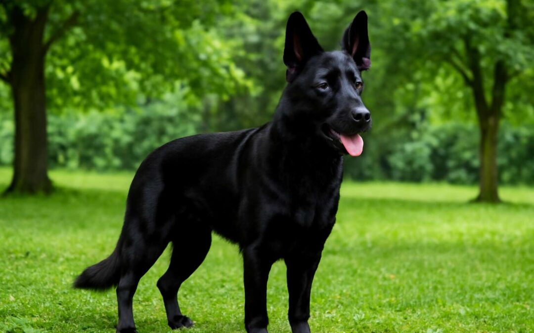 Discover the Majestic German Shepherd Black Dog: A Loyal Guardian and Beautiful Companion