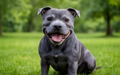 Discover the Charm of the Staffy Dog Blue: A Stunning and Unique Breed Look!