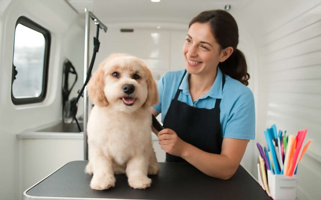 Treat Your Pup to Glowing Grooming on Wheels with a mobile dog salon