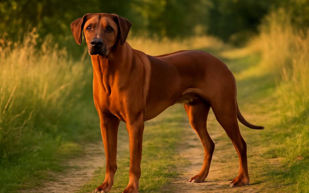 The ridgeback dog: fearless guardian, loving companion, and iconic silhouette.