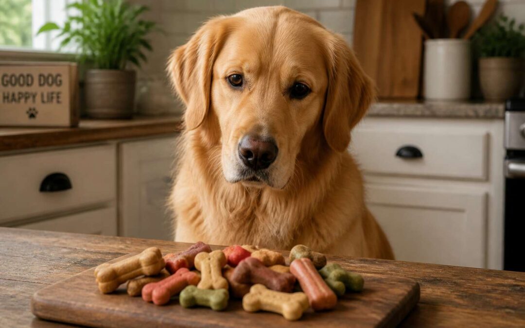 Healthy dog treats your pup will love, made with real ingredients.
