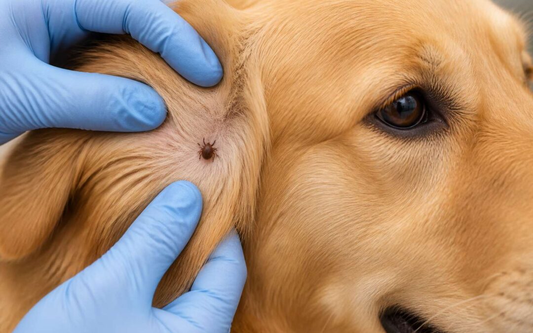 How to remove a tick on a dog safely and prevent Lyme disease.