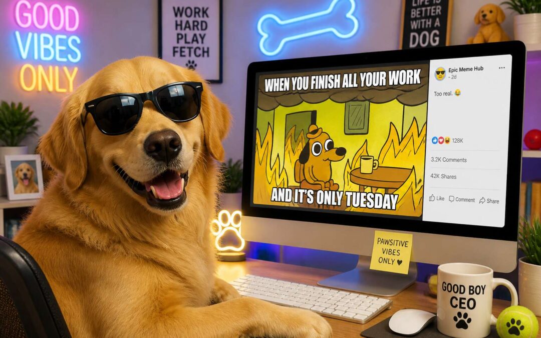 How the dog meme became the internet’s most loved joke.